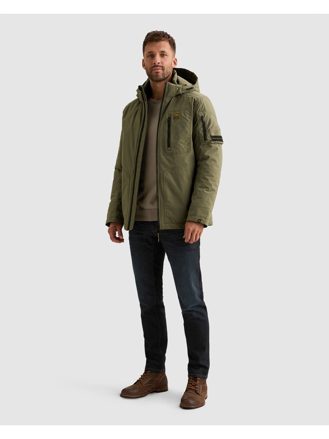 Semi long jacket CONESTOGA Dasrip, Dusty Olive 6414 Bild 5