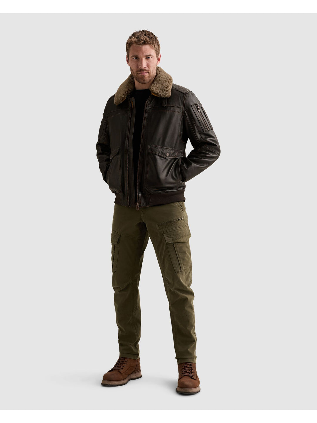 SHORT JACKET SNOWPROP rubbed & sha, Chocolate Torte 8231 Bild 5
