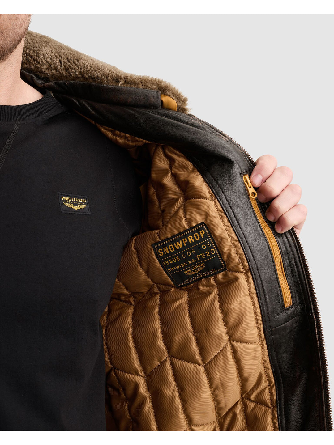 SHORT JACKET SNOWPROP rubbed & sha, Chocolate Torte 8231 Bild 9