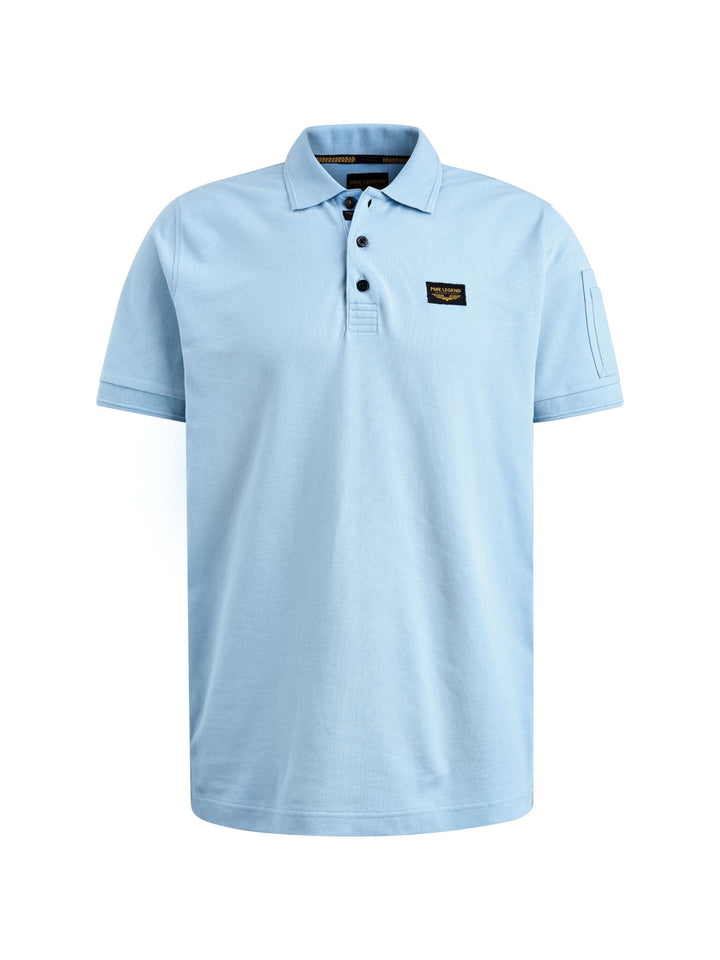Short sleeve polo American Classic, Airy Blue 5326 Bild 1