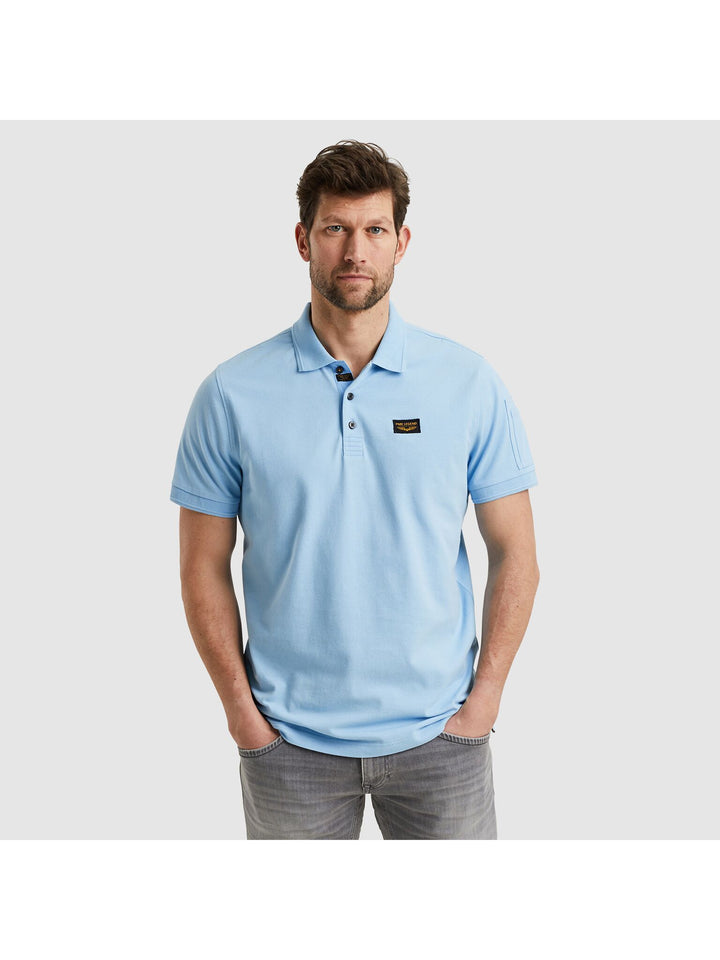 Short sleeve polo American Classic, Airy Blue 5326 Bild 3