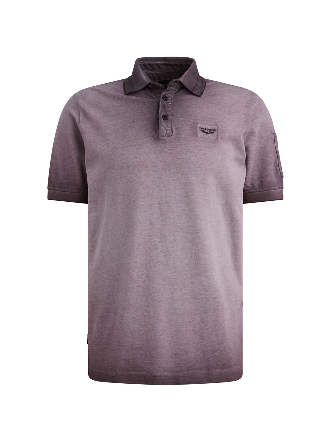 Short sleeve polo cold dye pique, Moonscape 4323 Bild 1