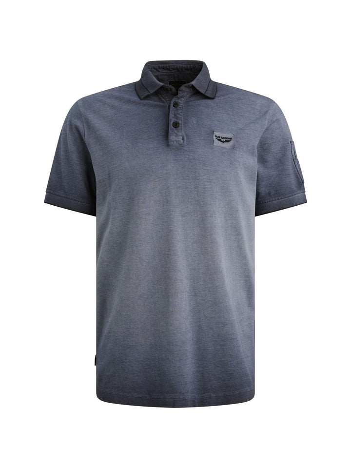 Short sleeve polo cold dye pique, Sargasso Sea 5332 Bild 1