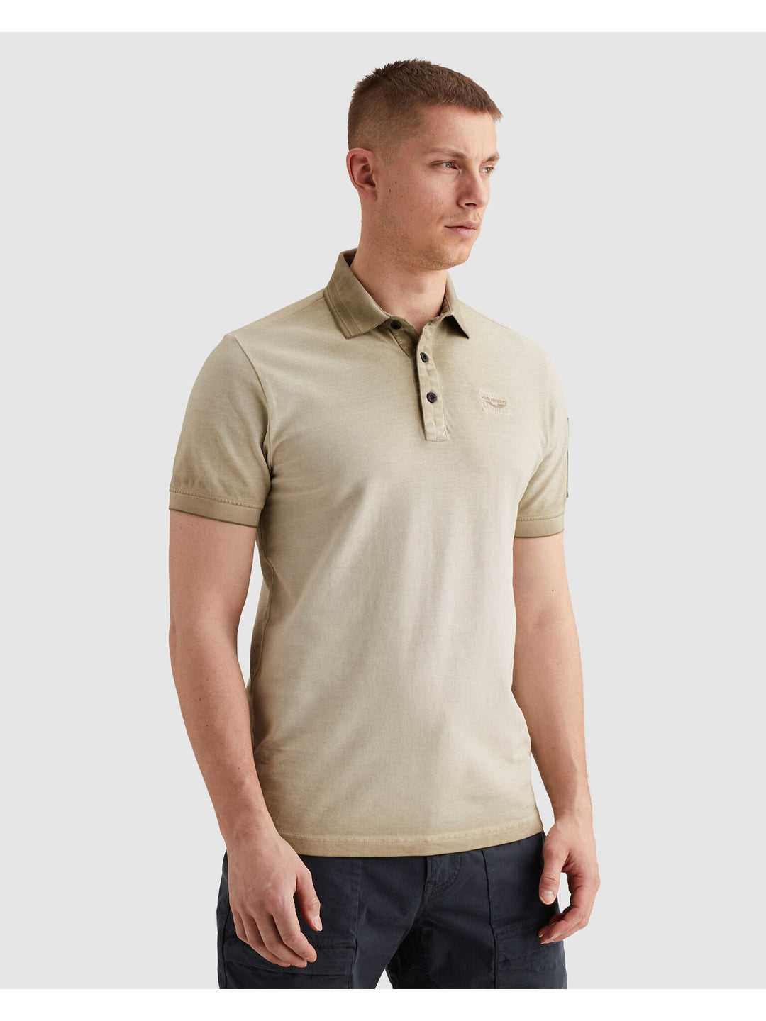 Short sleeve polo cold dye pique, Spray Green 6001 Bild 4