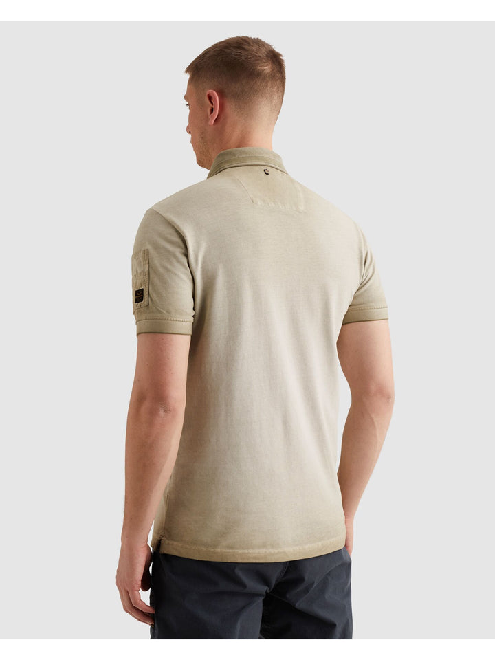 Short sleeve polo cold dye pique, Spray Green 6001 Bild 5