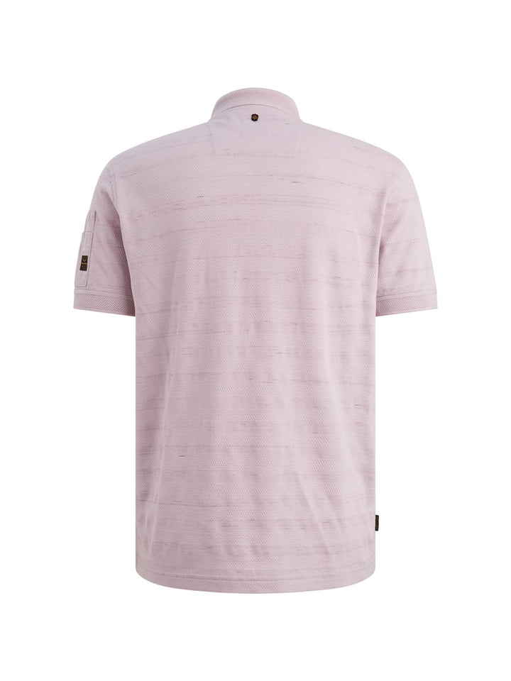 Short sleeve polo injected popcorn, Lavender Frost 4203 Bild 2