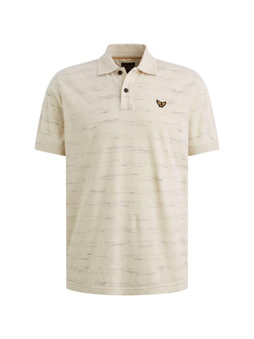 Short sleeve polo injected popcorn, Bone White 7013 Bild 1