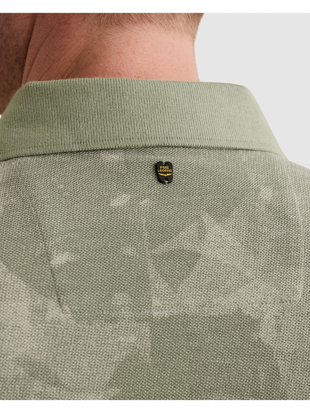 Short sleeve polo printed two tone, Iceberg Green 6123 Bild 6