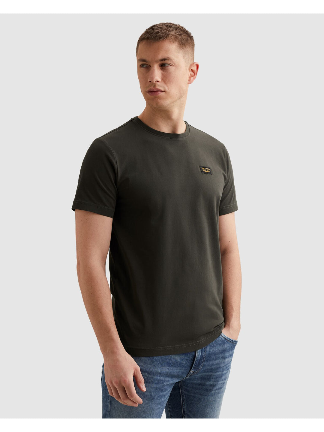 Short sleeve r-neck American Class, Beluga 8039 Bild 3