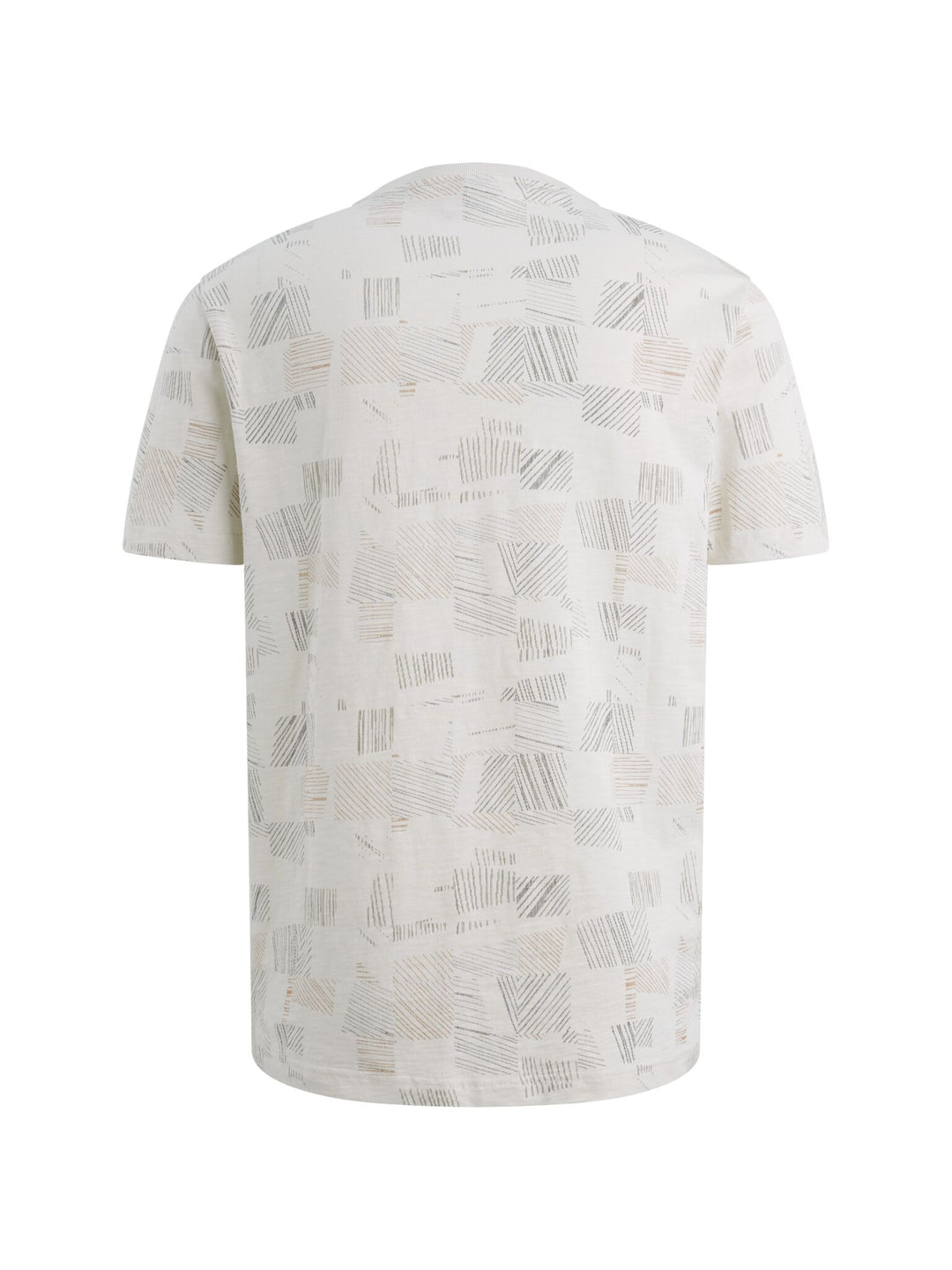 Short sleeve r-neck aop cotton slu, Bone White 7013 Bild 2