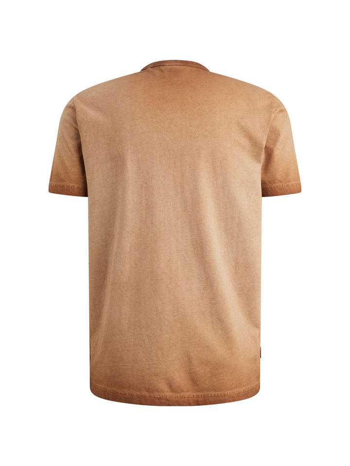 Short sleeve r-neck cold dye artwo, Glazed Ginger 8127 Bild 2