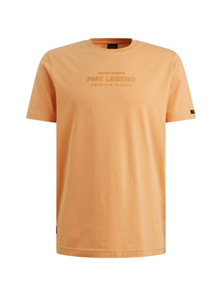 Short sleeve r-neck cotton elastan, Gold Earth 2015 Bild 1