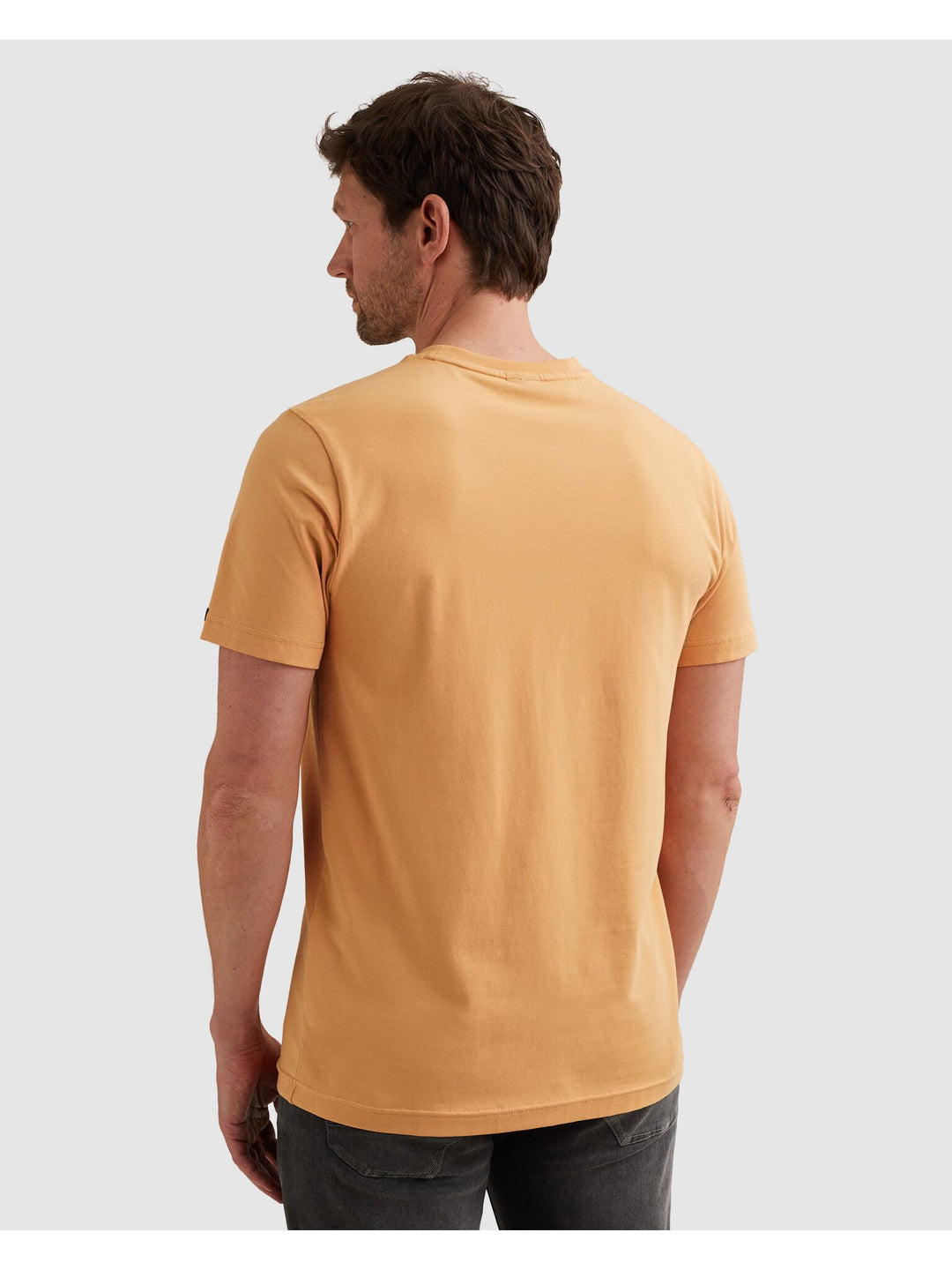 Short sleeve r-neck cotton elastan, Gold Earth 2015 Bild 4