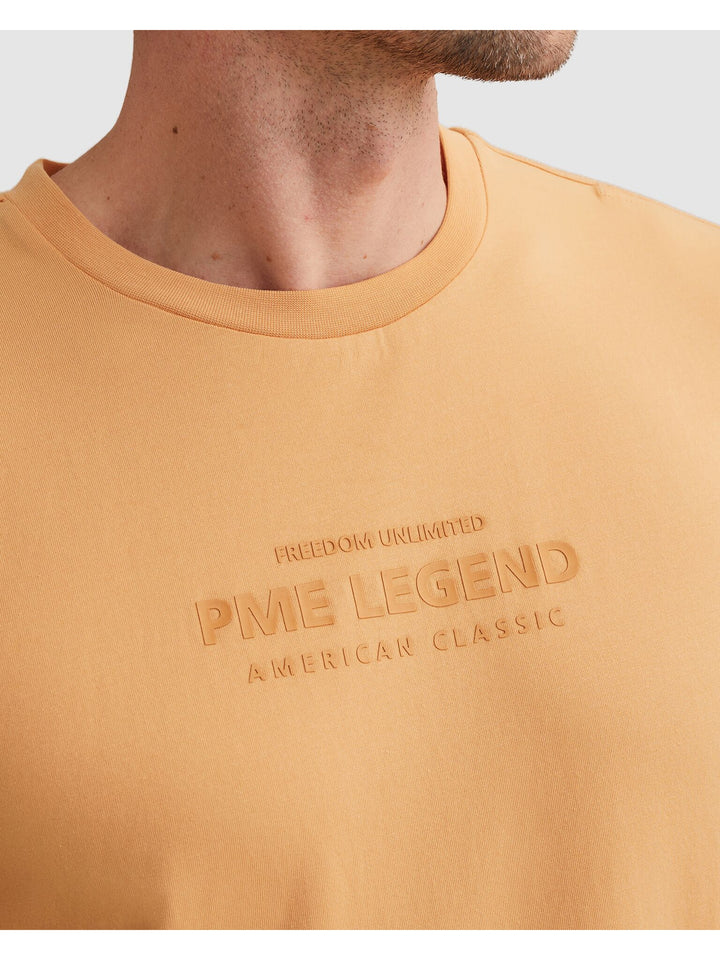 Short sleeve r-neck cotton elastan, Gold Earth 2015 Bild 5