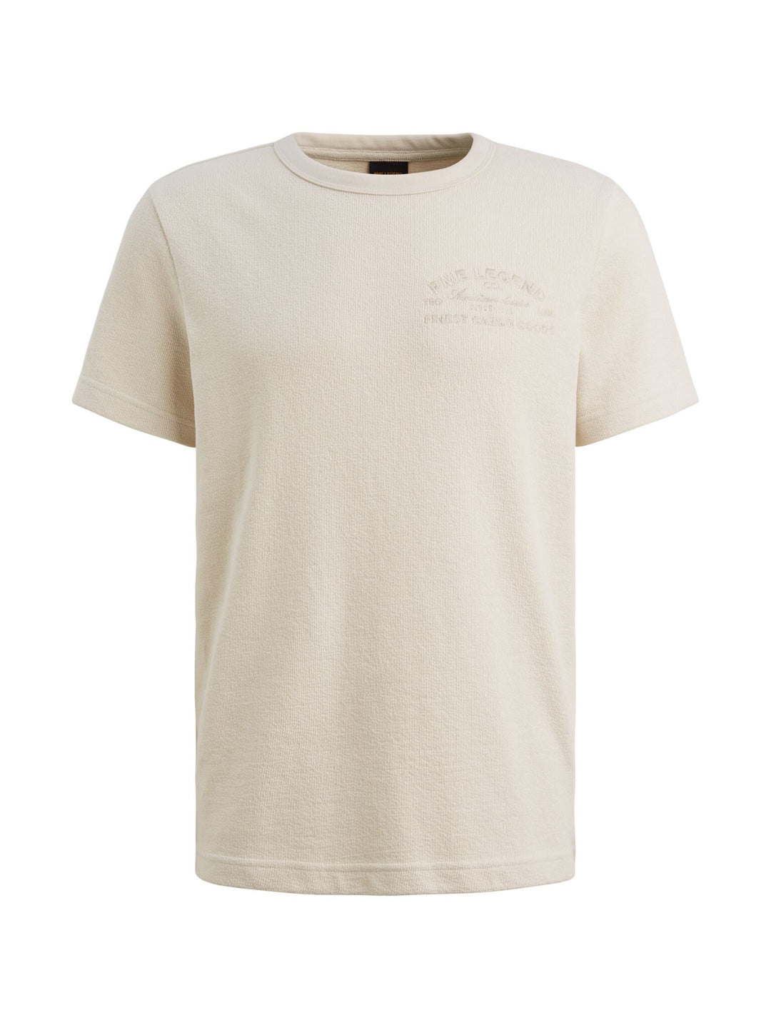Short sleeve r-neck cotton poly sl, Bone White 7013 Bild 1