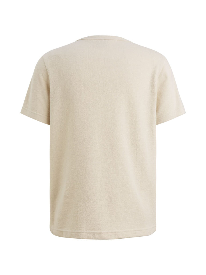 Short sleeve r-neck cotton poly sl, Bone White 7013 Bild 2