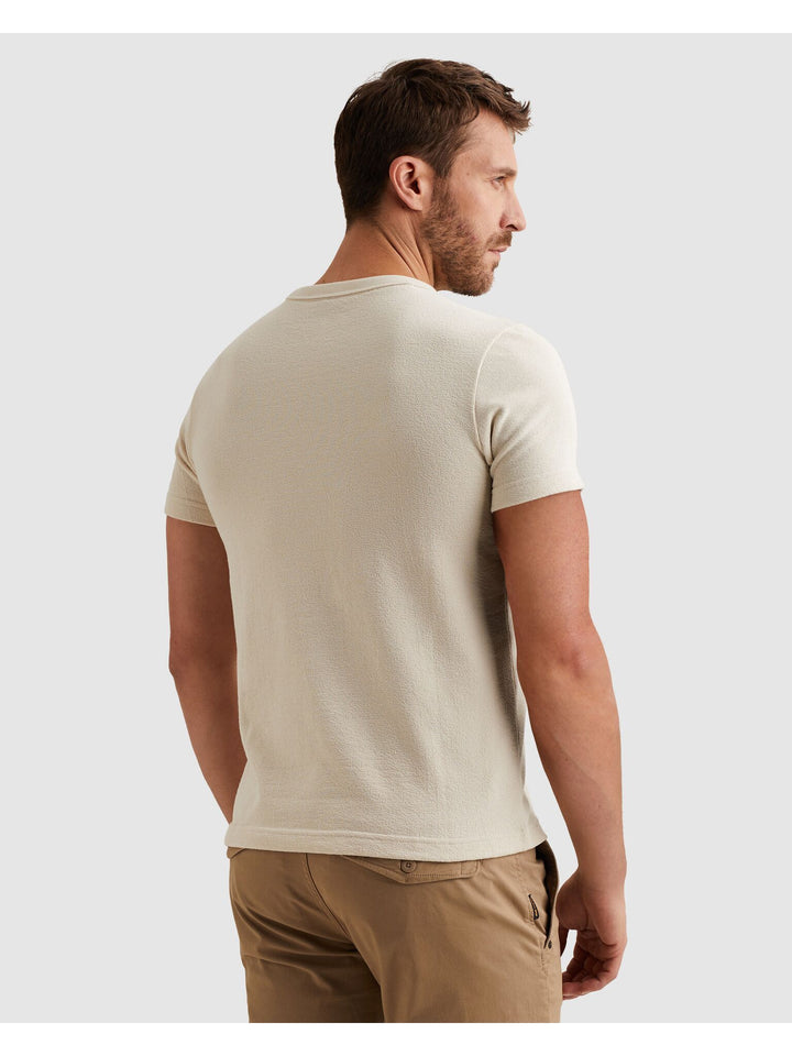 Short sleeve r-neck cotton poly sl, Bone White 7013 Bild 4