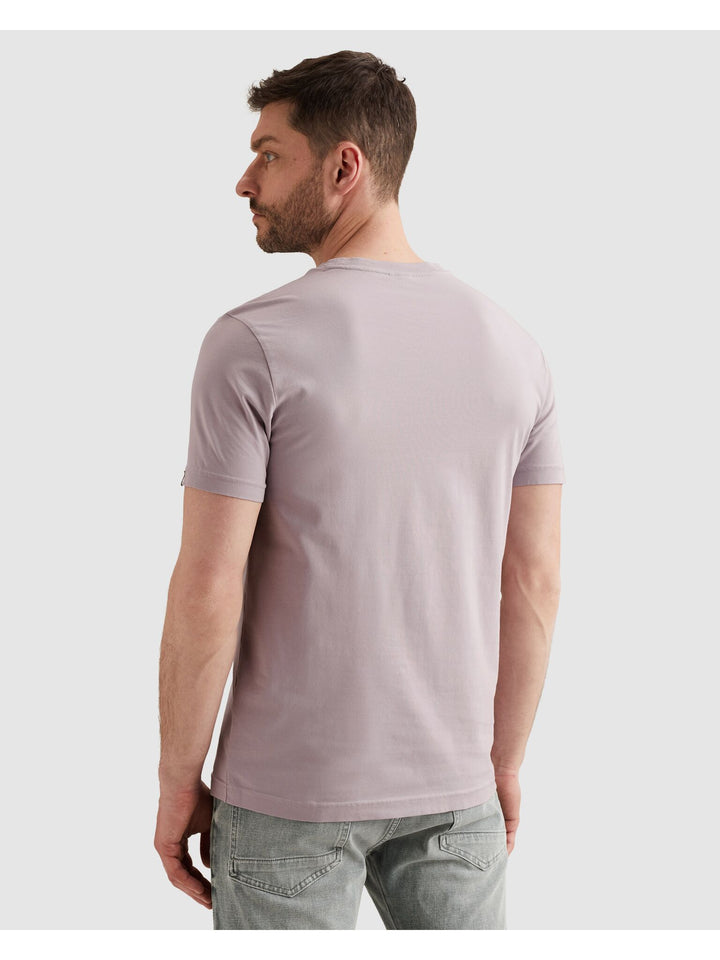 Short sleeve r-neck hd cotton elas, Lavender Frost 4203 Bild 4