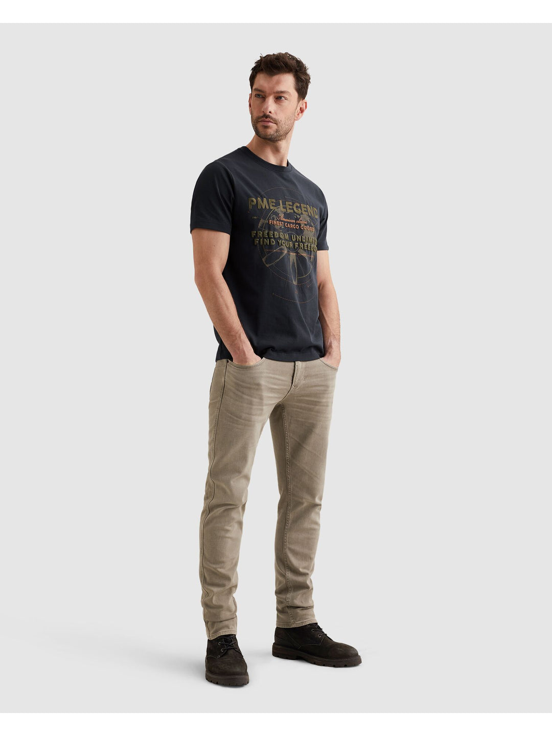 Short sleeve r-neck heavy jersey f, Mood Indigo 5116 Bild 4
