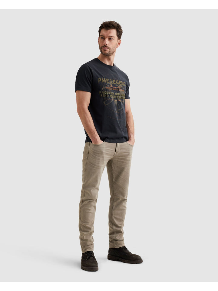 Short sleeve r-neck heavy jersey f, Mood Indigo 5116 Bild 4