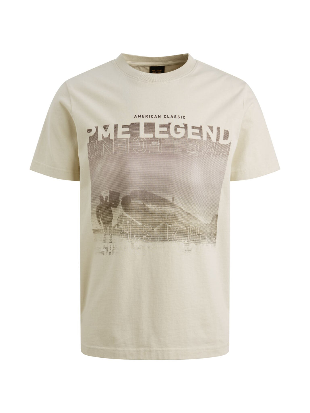 Short sleeve r-neck heavy jersey f, Bone White 7013 Bild 1
