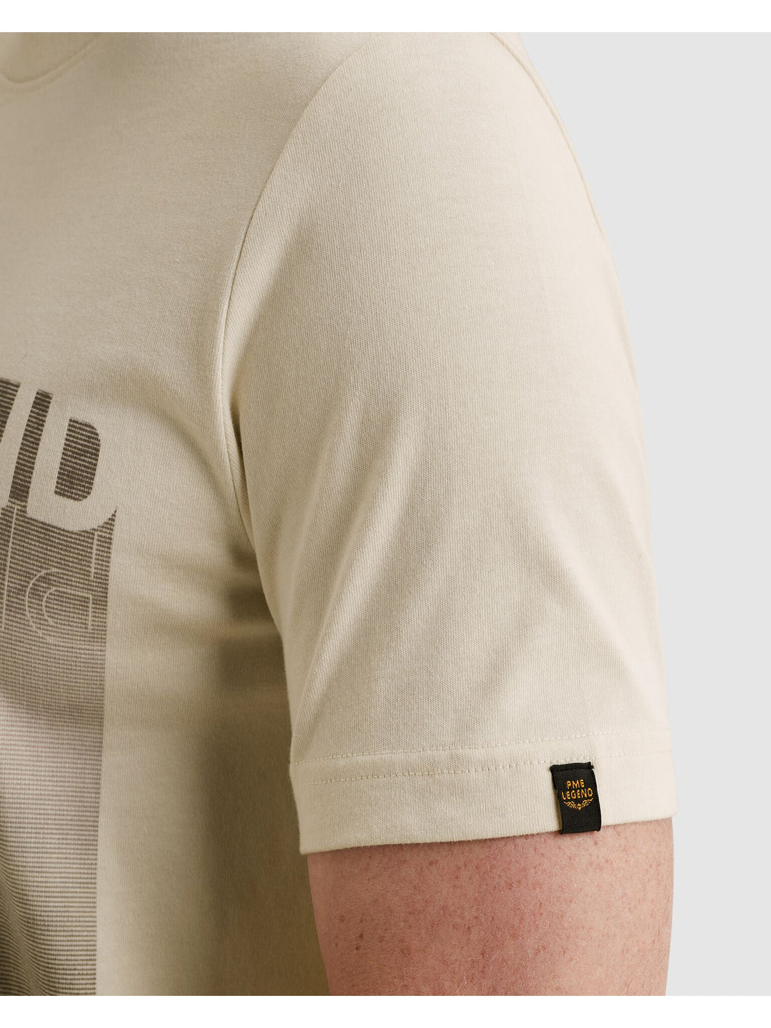 Short sleeve r-neck heavy jersey f, Bone White 7013 Bild 6