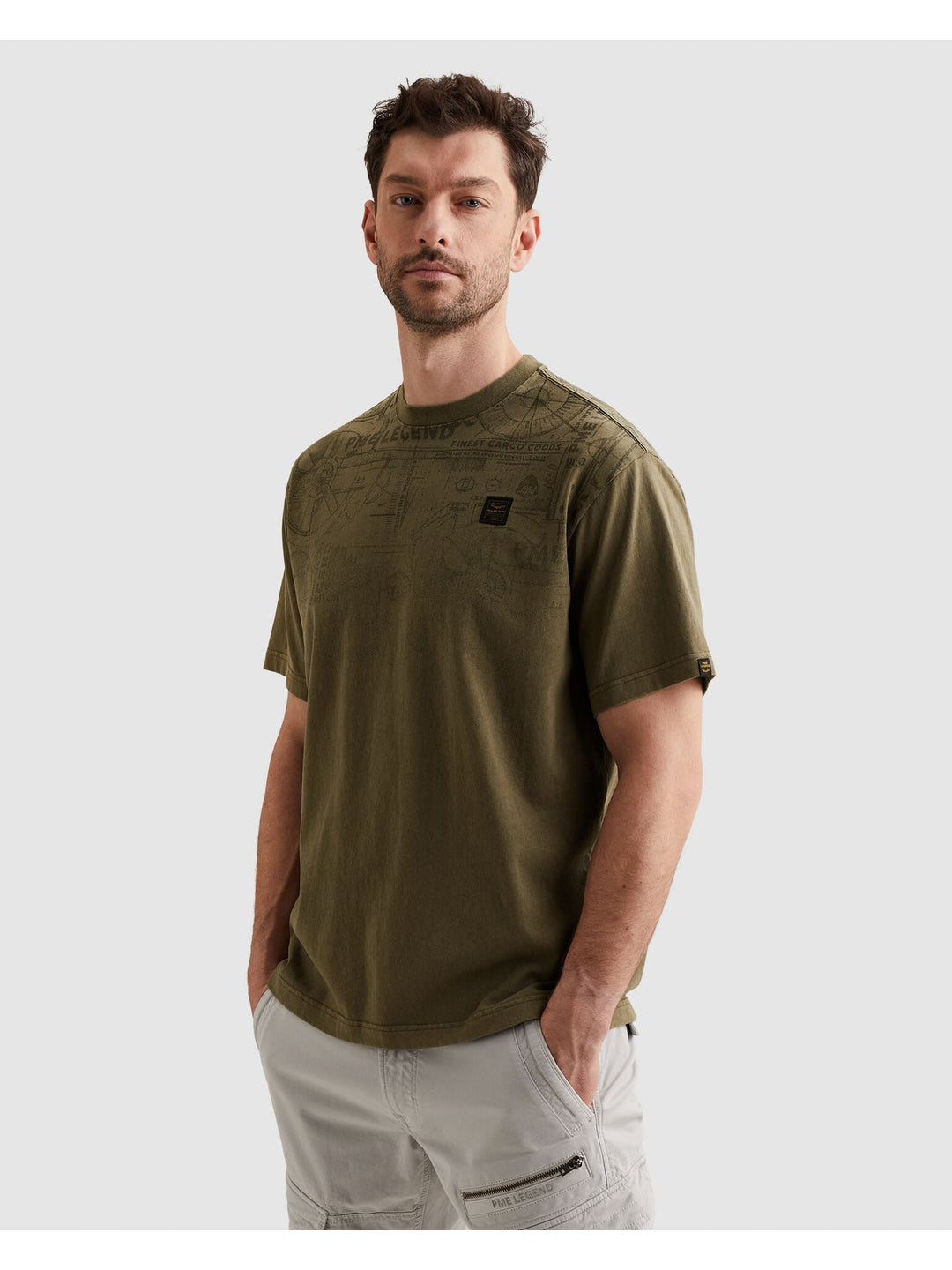 Short sleeve r-neck heavy oe jerse, Ivy Green 6415 Bild 3