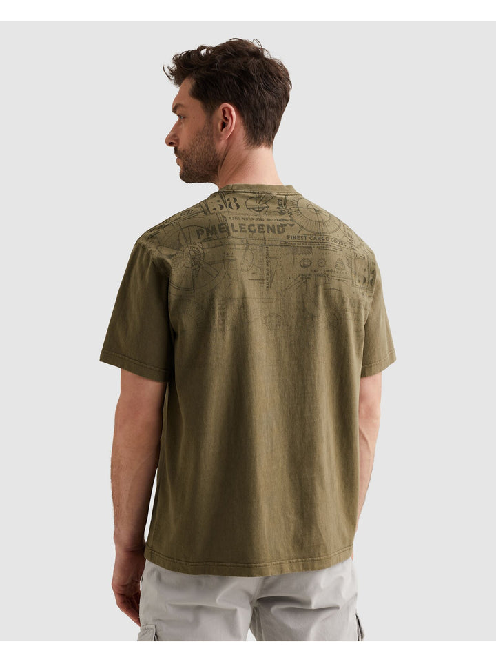 Short sleeve r-neck heavy oe jerse, Ivy Green 6415 Bild 4