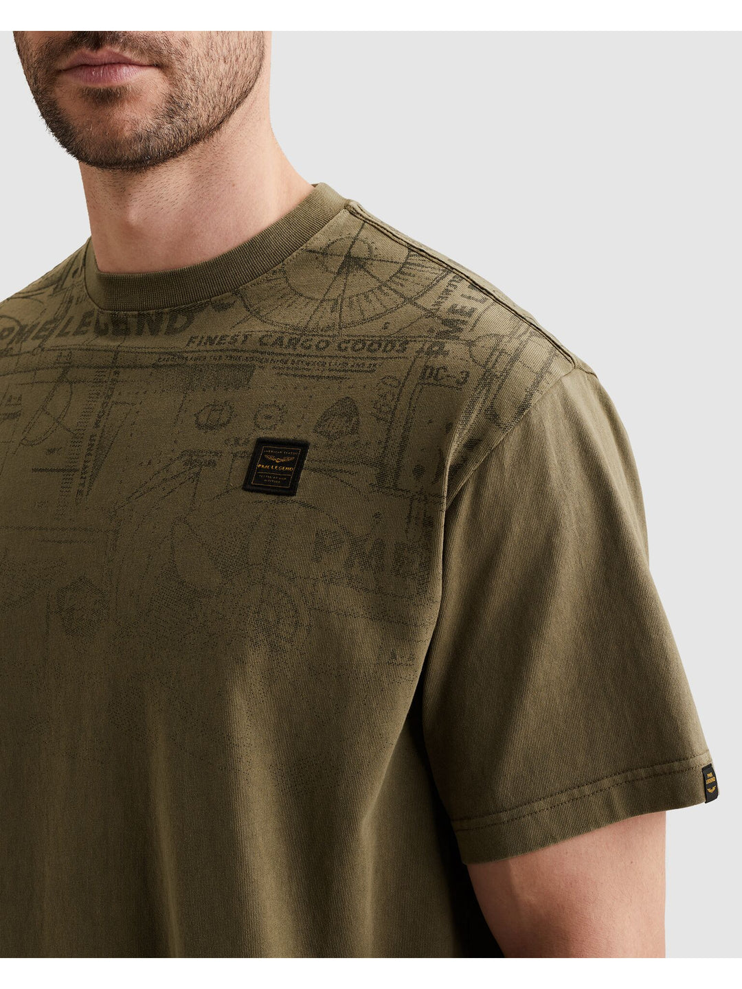 Short sleeve r-neck heavy oe jerse, Ivy Green 6415 Bild 5