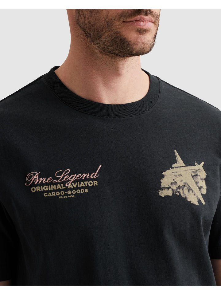 Short sleeve r-neck heavy open end, Carbon 5282 Bild 5