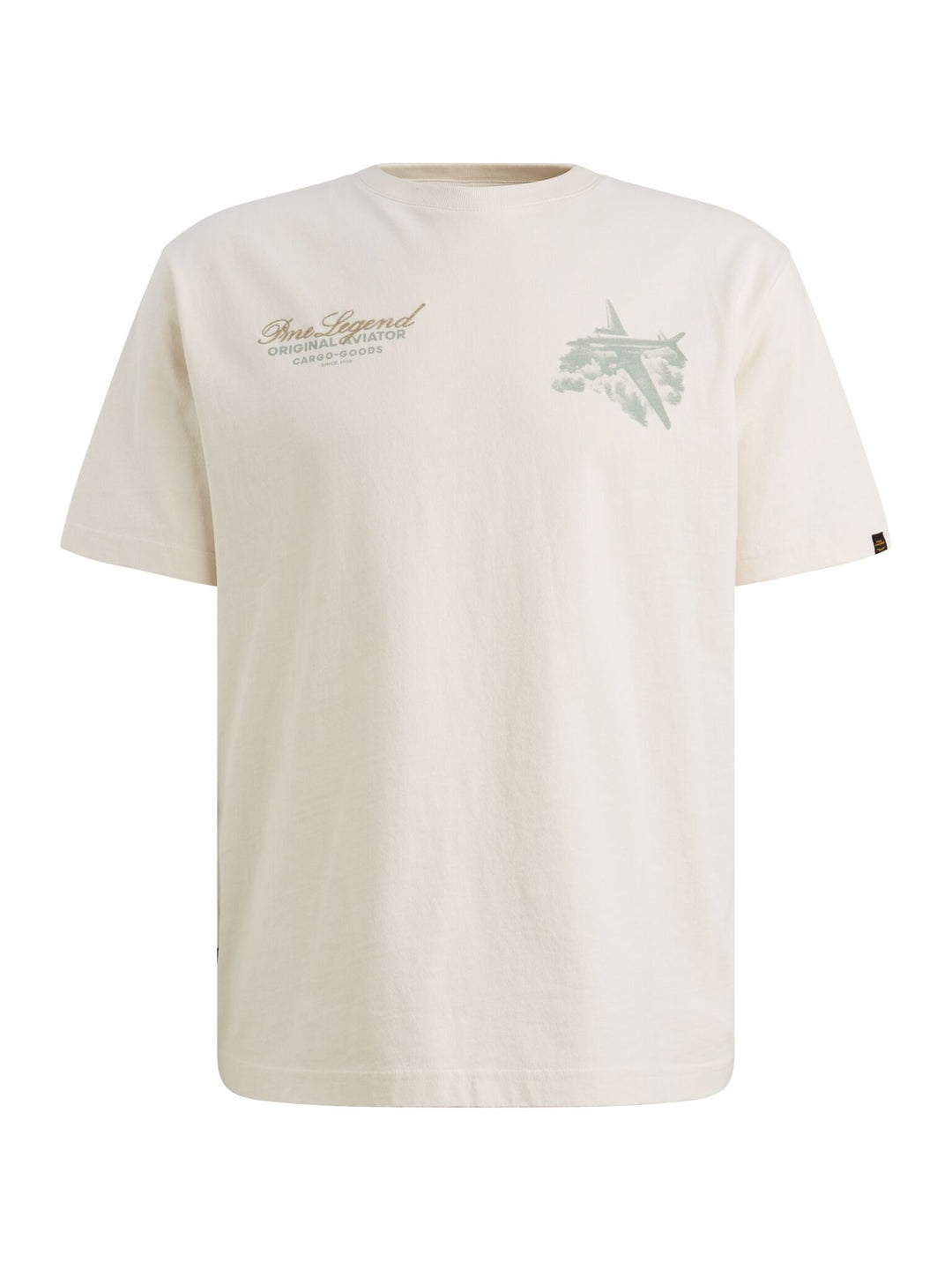Short sleeve r-neck heavy open end, Egret 7001 Bild 1
