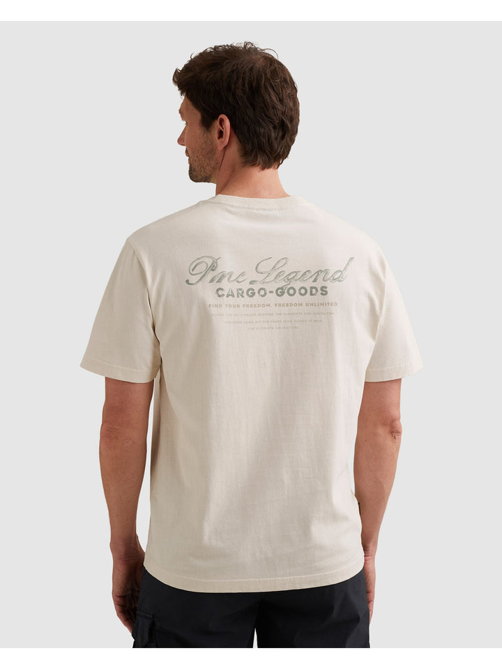 Short sleeve r-neck heavy open end, Egret 7001 Bild 3