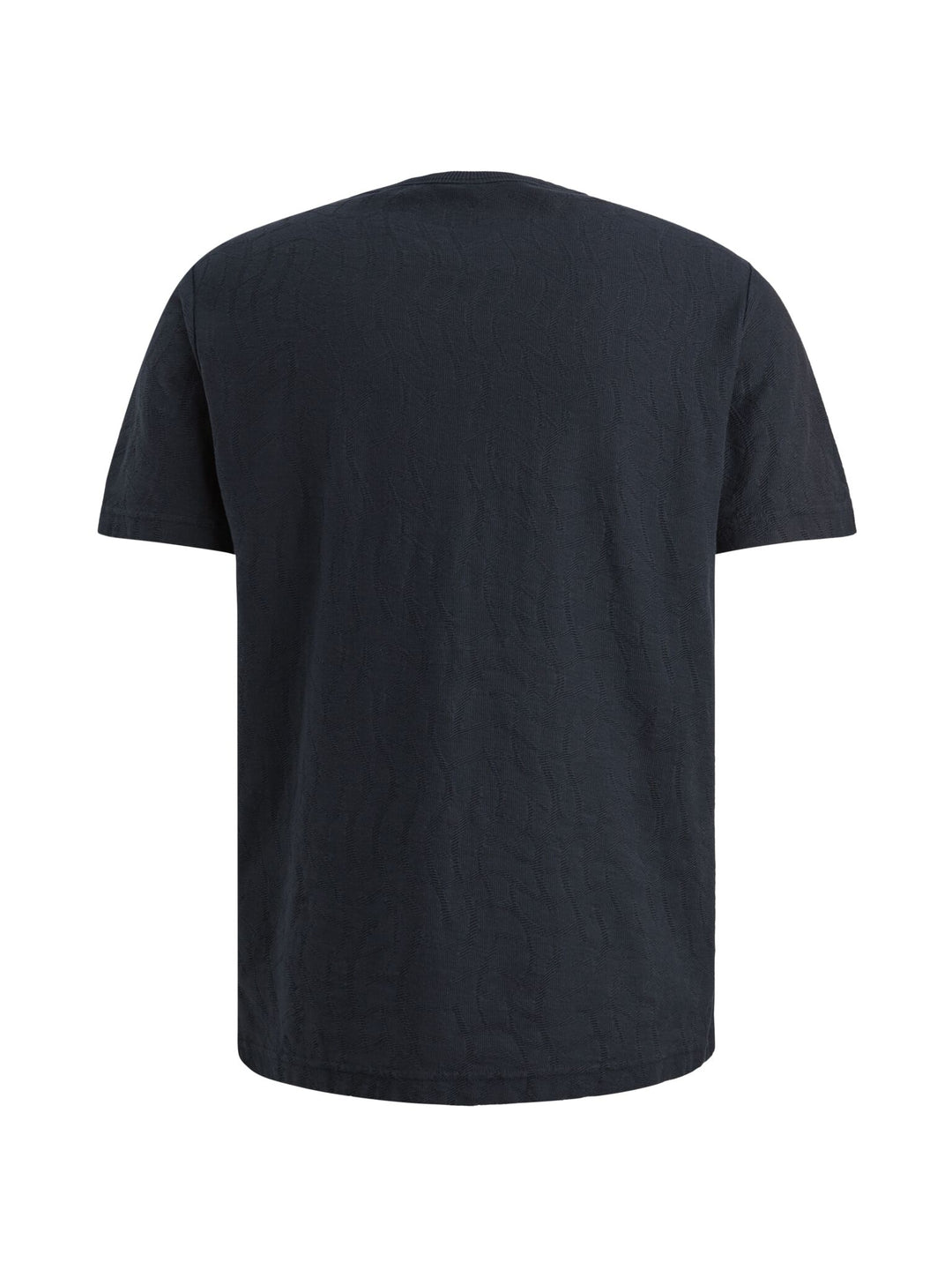 Short sleeve r-neck jacquard jerse, Carbon 5282 Bild 2