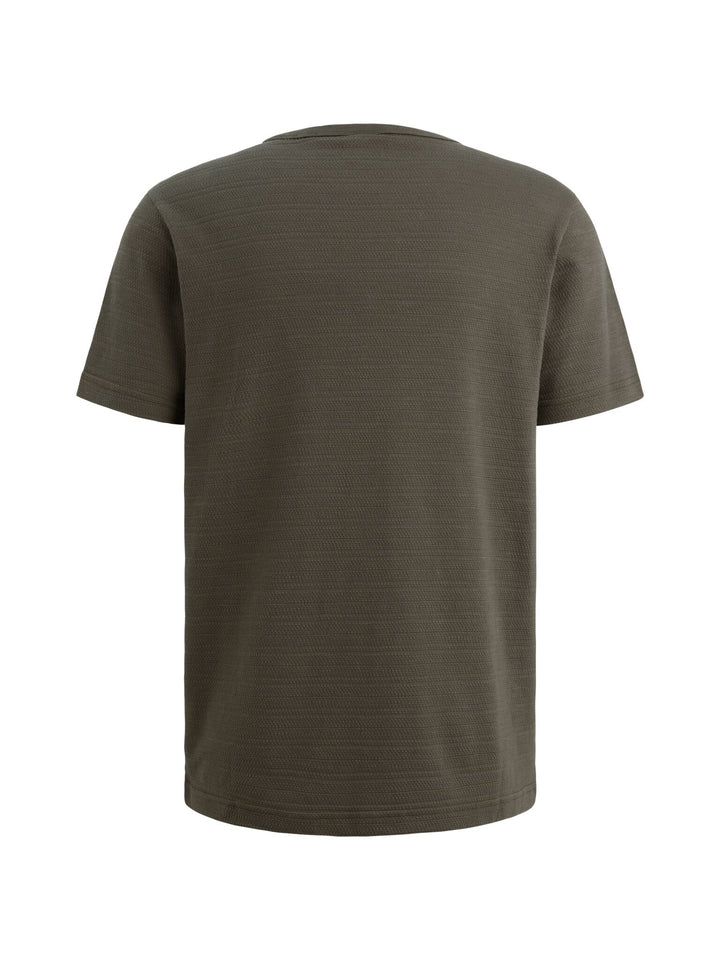Short sleeve r-neck jacquard strip, Beluga 8039 Bild 2