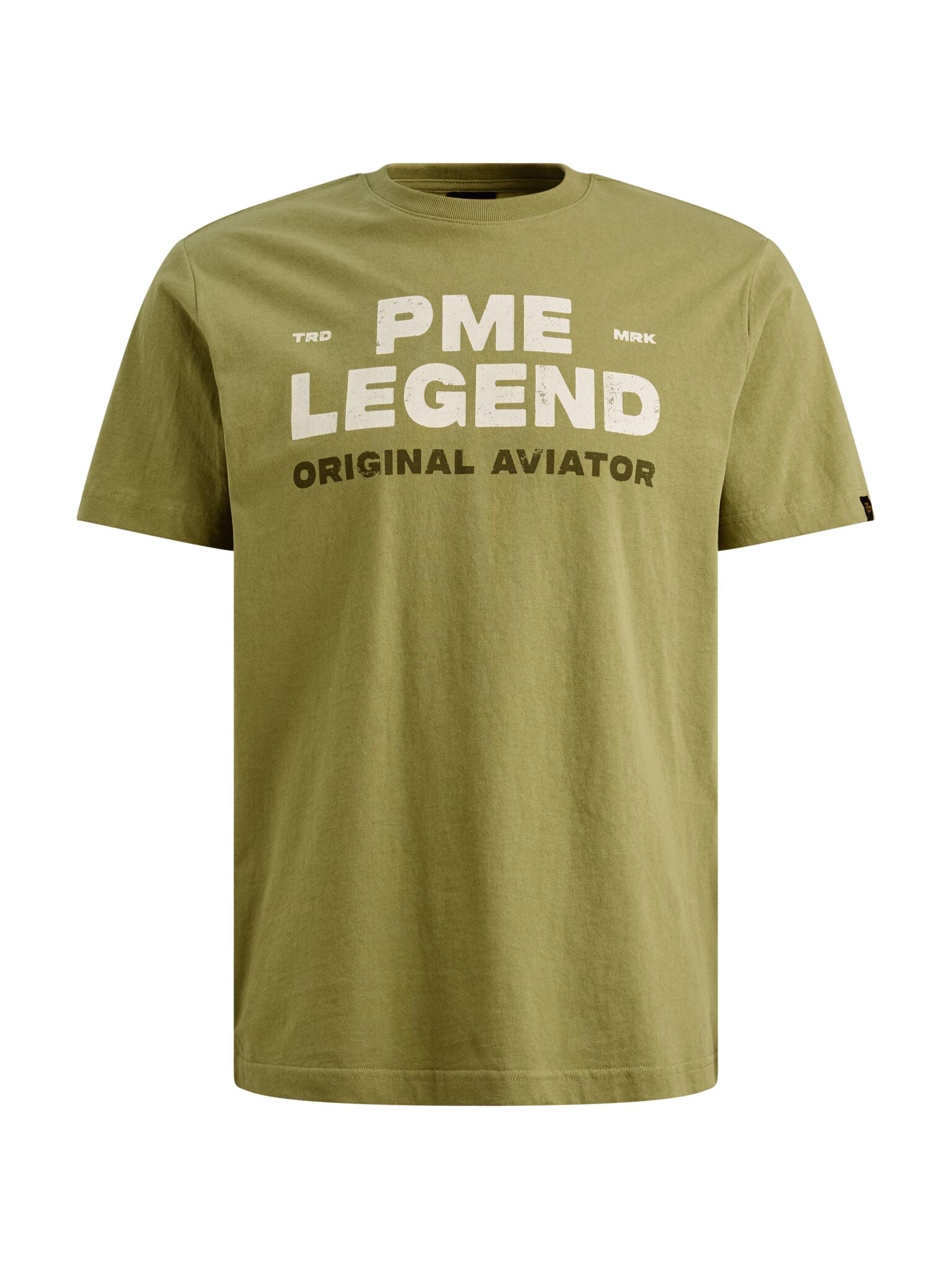 Olivgruenes PME Legend T-Shirt mit Original Aviator Logo