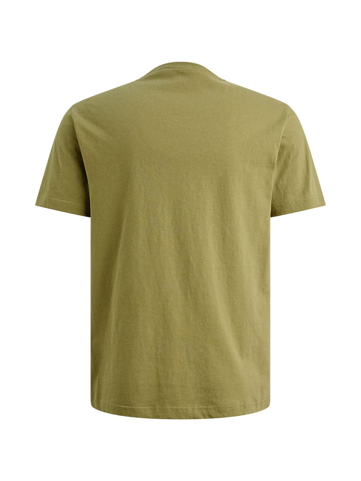 Short sleeve r-neck open end jerse, Mosstone 6394 Bild 2
