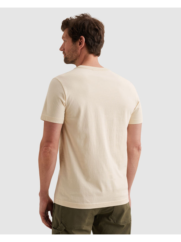 Short sleeve r-neck play heavy sin, Bone White 7013 Bild 4
