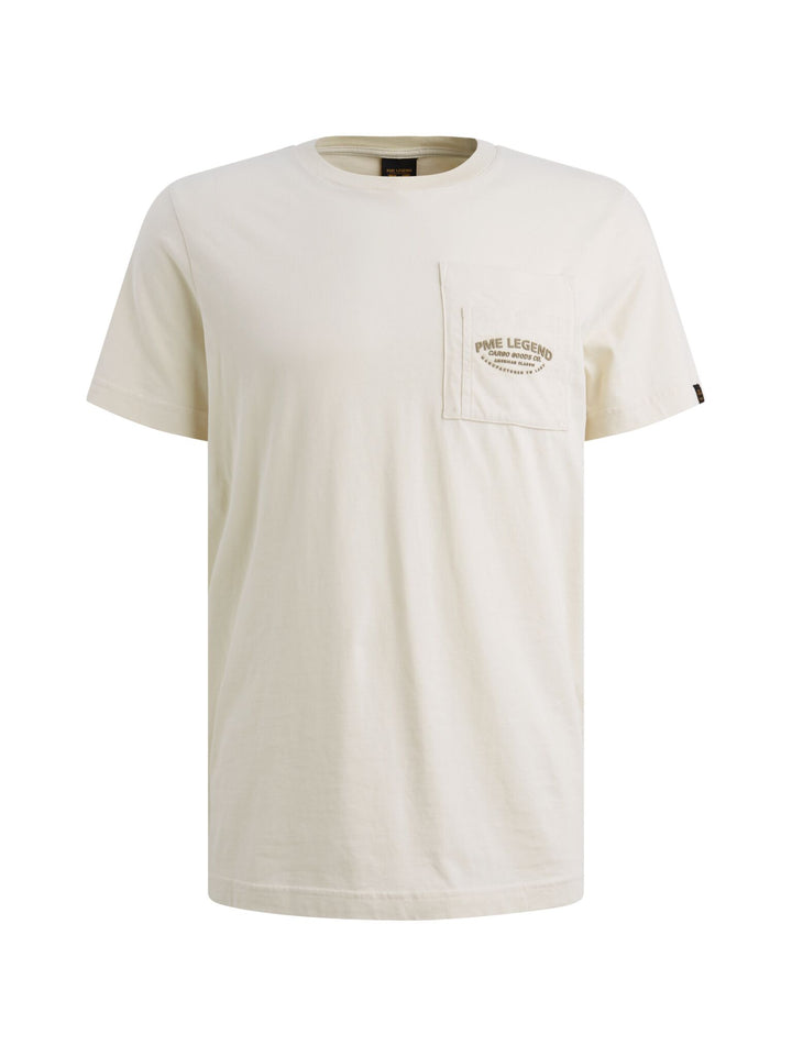 Short sleeve r-neck play heavy jer, Bone White 7013 Bild 1