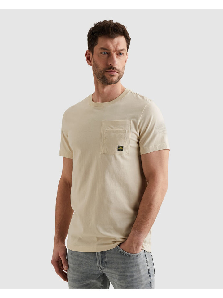 Short sleeve r-neck play heavy jer, Bone White 7013 Bild 3