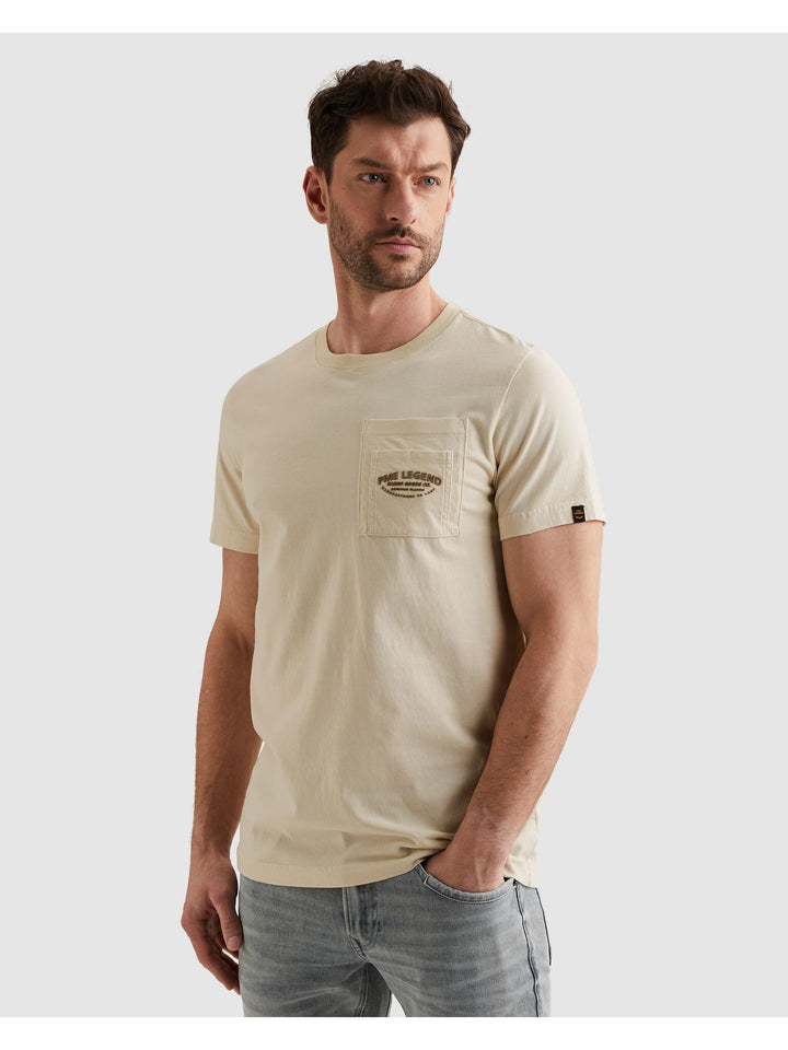 Short sleeve r-neck play heavy jer, Bone White 7013 Bild 3