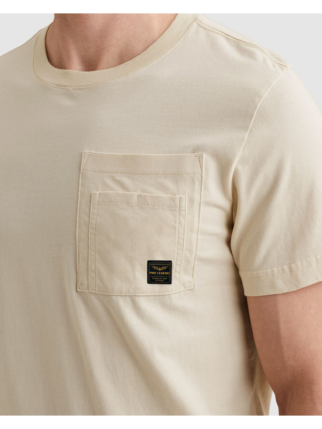 Short sleeve r-neck play heavy jer, Bone White 7013 Bild 5