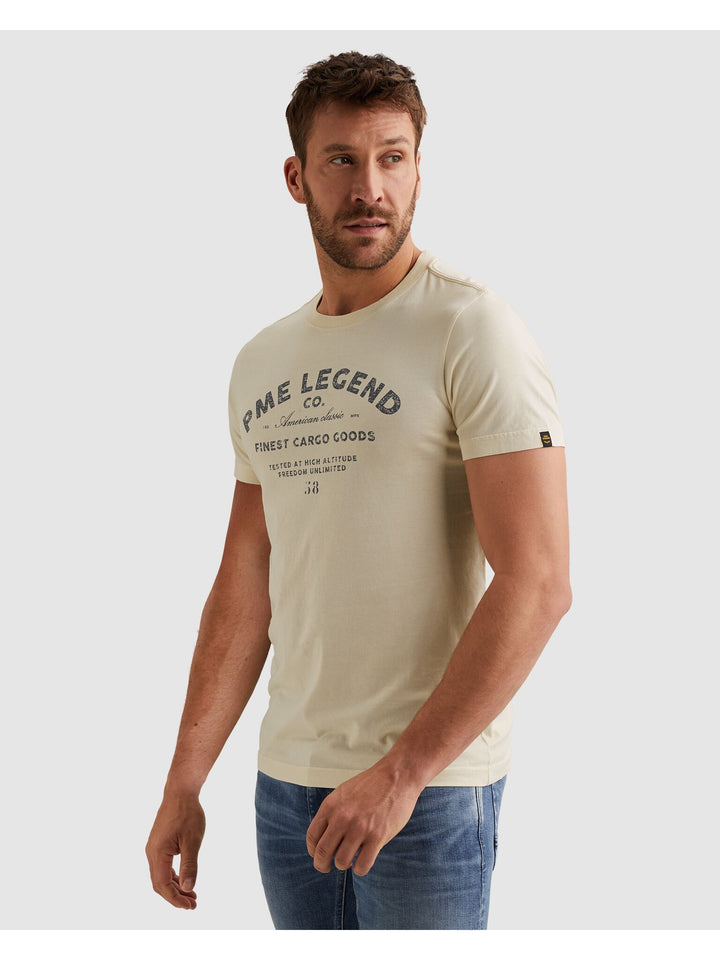Short sleeve r-neck play single je, Bone White 7013 Bild 3