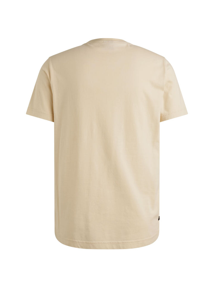 Short sleeve r-neck single jersey, Bone White 7013 Bild 2