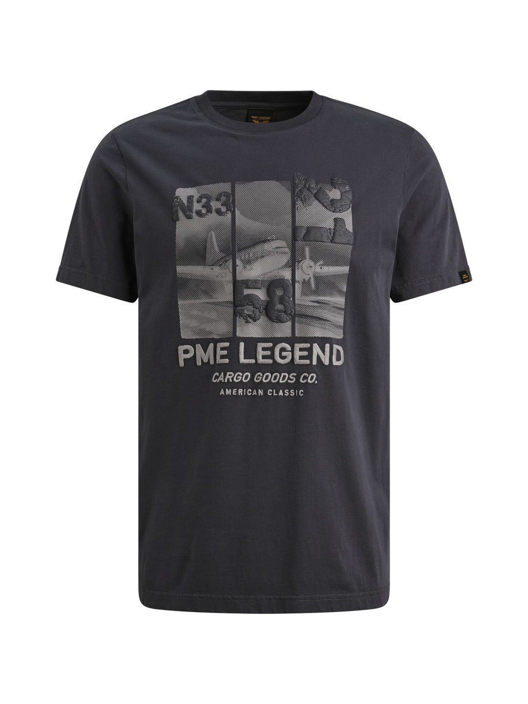 Short sleeve r-neck single jersey, Graphite 5278 Bild 1