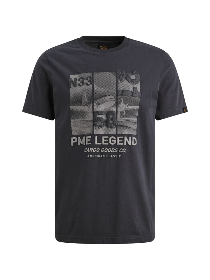 Short sleeve r-neck single jersey, Graphite 5278 Bild 1