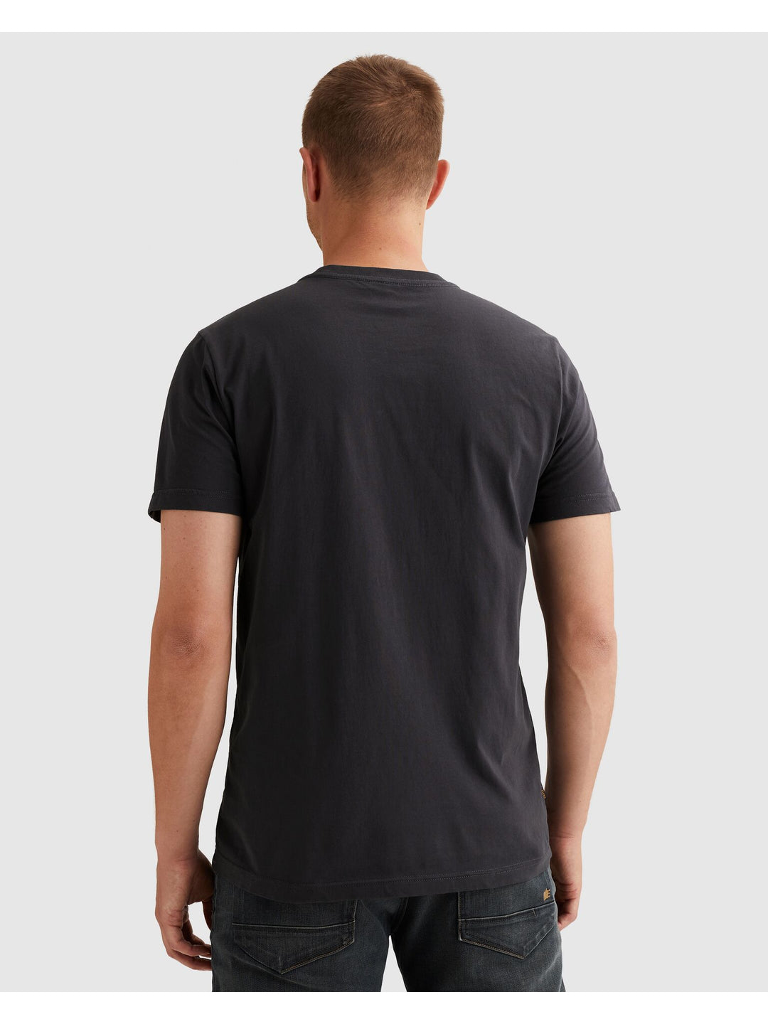 Short sleeve r-neck single jersey, Graphite 5278 Bild 5