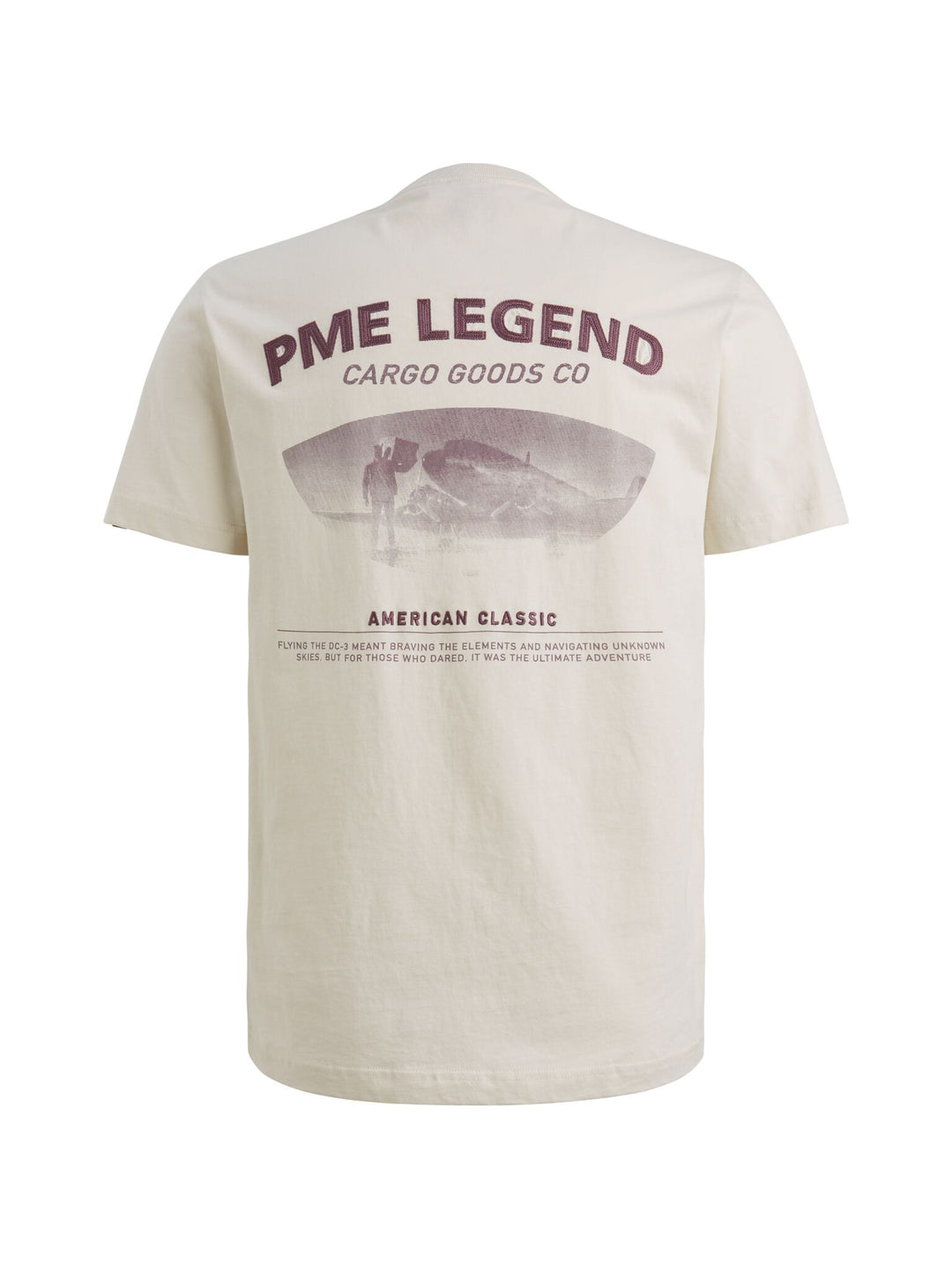 Short sleeve r-neck single jersey, Bone White 7013 Bild 2