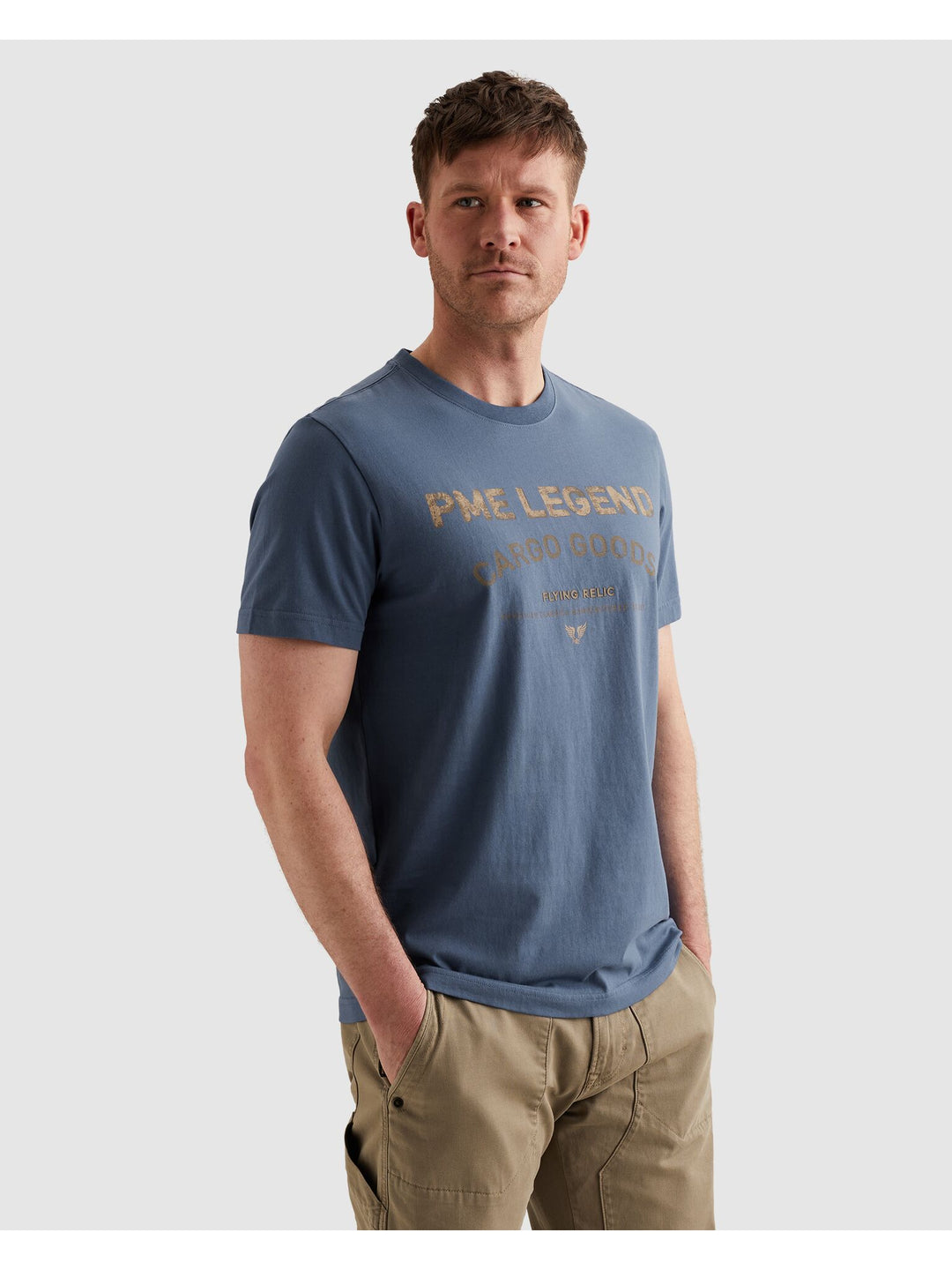 Short sleeve r-neck single jersey, Bijou Blue 5052 Bild 3