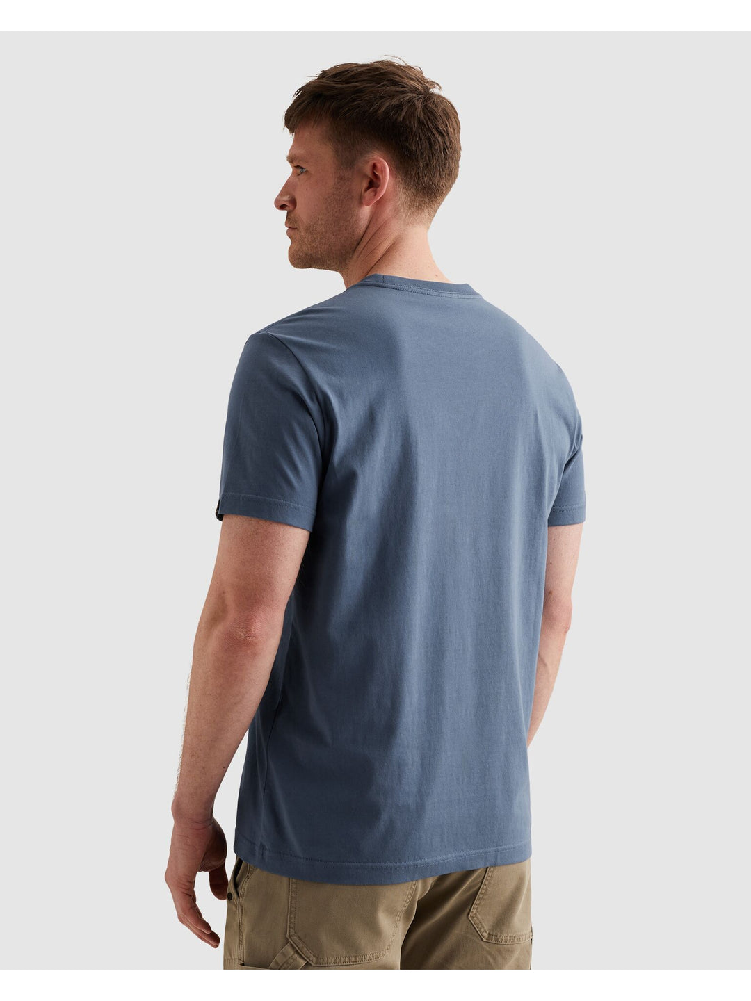 Short sleeve r-neck single jersey, Bijou Blue 5052 Bild 4