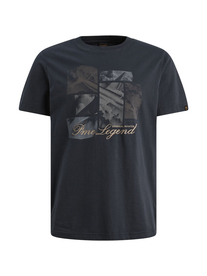 Short sleeve r-neck single jersey, Carbon 5282 Bild 1